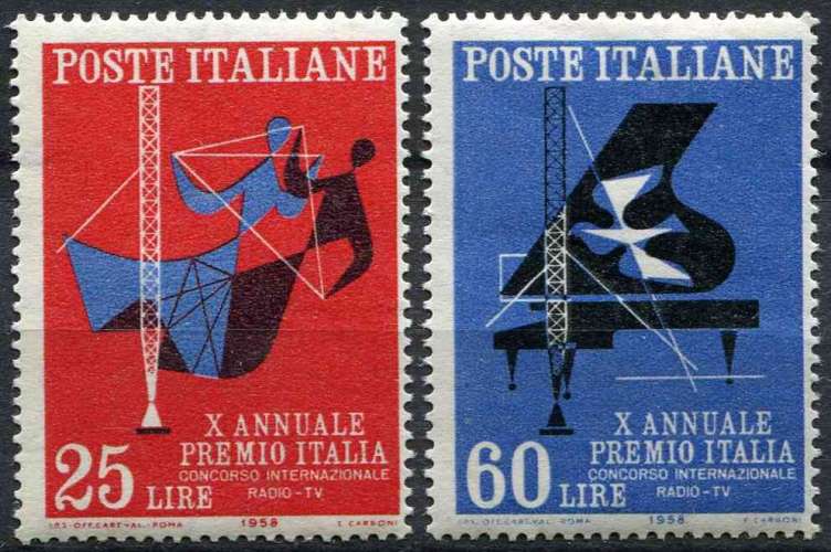 ITALIE 1958 NEUF** MNH N° 776 777