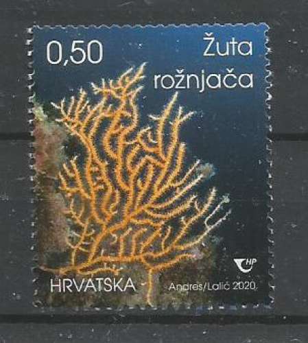 Croatie 2020 - Yt n° 1332 - Corail