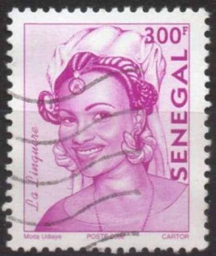 A808 - Y&T n° 1680Q - oblitéré - La linguère - 2002 - Sénégal