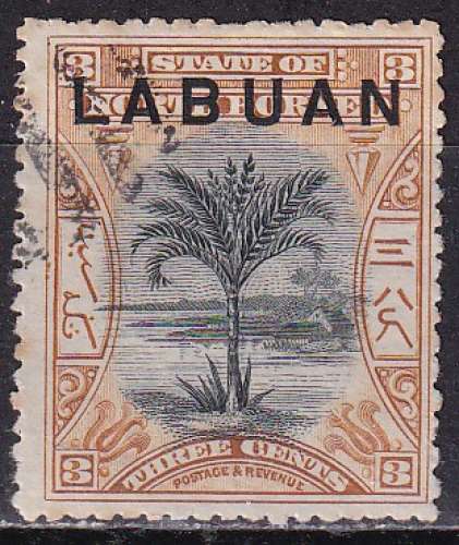 labuan ... n° 74  obliteré ... 1897