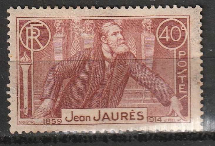 France 1936 YT  318 Jean Jaurès 