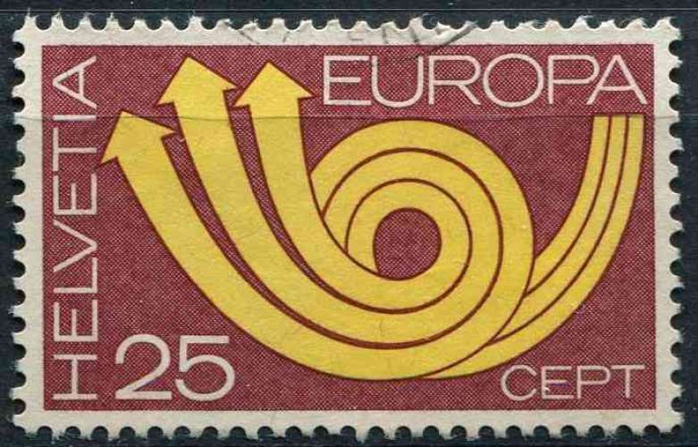 SUISSE 1973 OBLITERE N° 924 europa