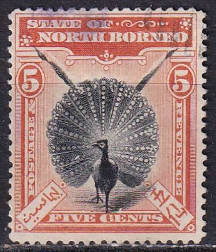 bornéo du nord ... n° 78  obliteré ... 1897