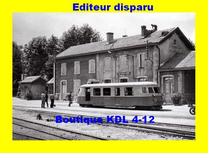 BVA 571-07  - Autorail Billard A 80 D n° 316 en gare - LE CHEYLARD - Ardèche - CFD Vivarais