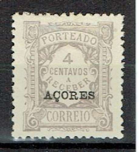 PORTUGAL AÇORES 1918 - YT 19 * MH SURCHARGÉ 