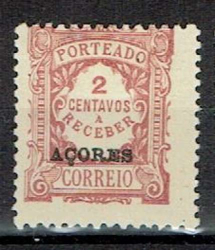 PORTUGAL AÇORES 1918 - YT 17 (*) NEUF SANS GOMME SURCHARGÉ 