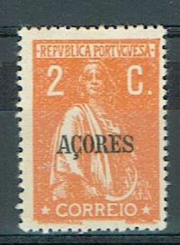 PORTUGAL AÇORES 1918/21 - YT 160B MH SURCHARGÉ 