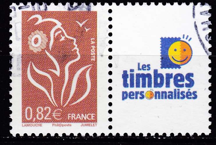 France  - timbres personnalisables - Y&T N°3925J