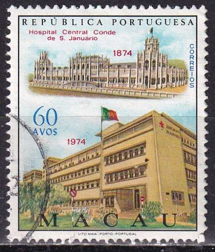 macao ... n° 430  obliteré ... 1974