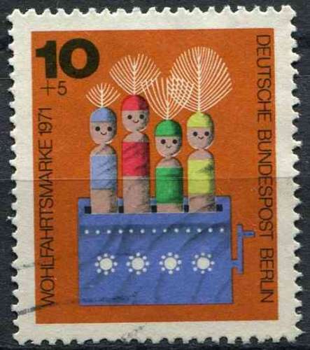 ALLEMAGNE BERLIN 1971 OBLITERE N° 374