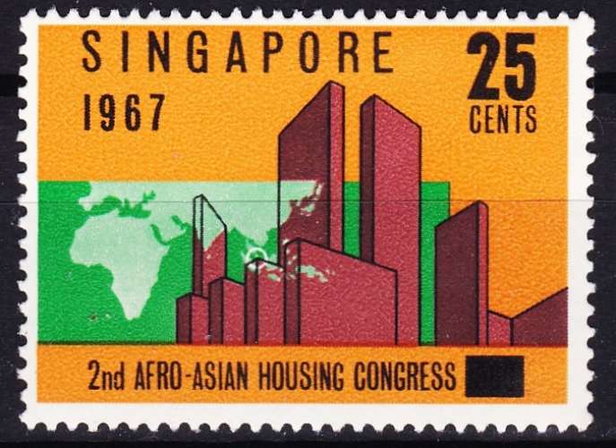 Singapour  -  Année 1967 - Y&T N°77**