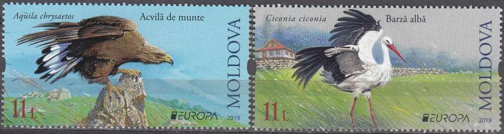 Moldova 2019 Europa CEPT Oiseaux Neuf **