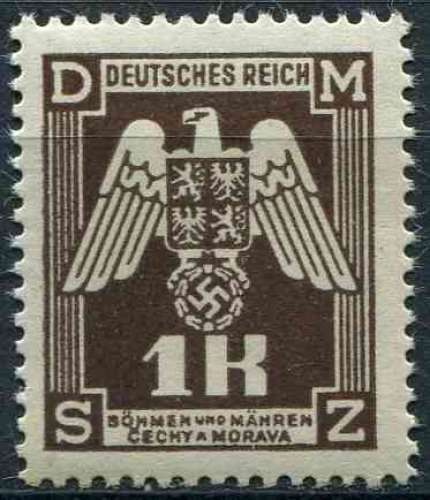 Bohême et Moravie 1943 NEUF** MNH SERVICE N° 18