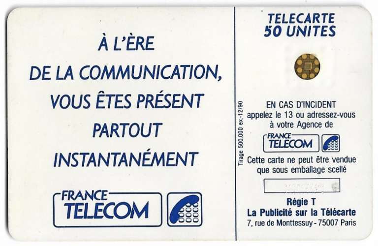 F134B TÉLÉCARTE - PHONE CARD 1990 - L'oiseau bleu.