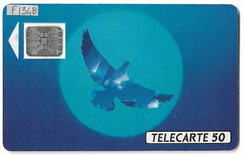 F134B TÉLÉCARTE - PHONE CARD 1990 - L'oiseau bleu.