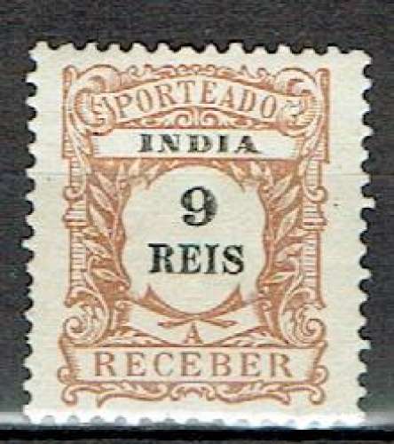 PORTUGAL INDE PORT. 1904 - TAXE YT 6 MH.