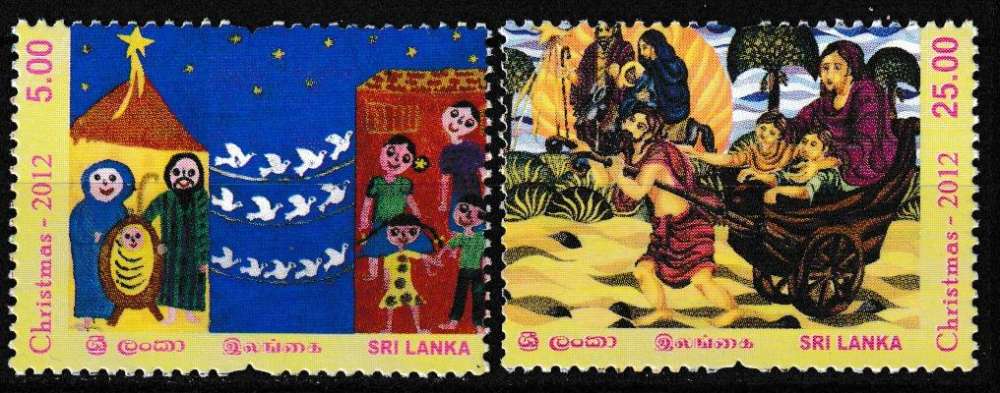 Sri Lanka 2012 YT 1870-1871 MNH Noël