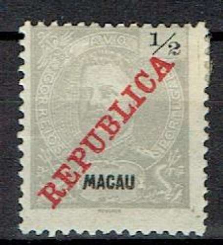 PORTUGAL MACAO 1911 - YT 149 MH SURCHARGÉ 