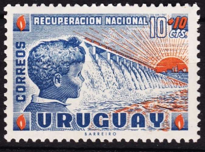 Uruguay- Année 1959 - Y&T N°666**