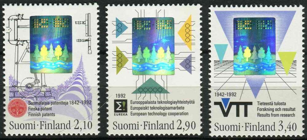 FINLANDE 1992 NEUF** MNH N° 1143 à 1145