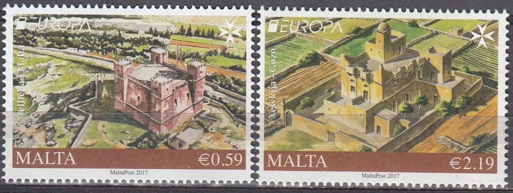 Malta 2017 Europa CEPT Châteaux Neuf **