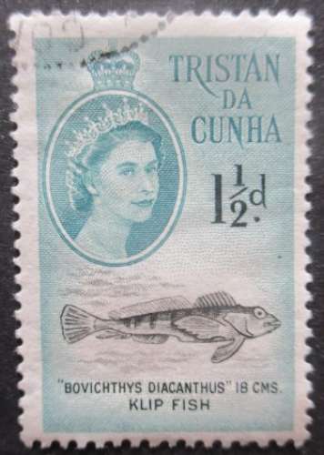 TRISTAN DA CUNHA N°30 oblitéré cote 1€