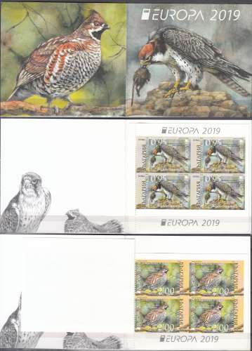 Bulgaria 2019 Carnet Europa CEPT Oiseaux Neuf **