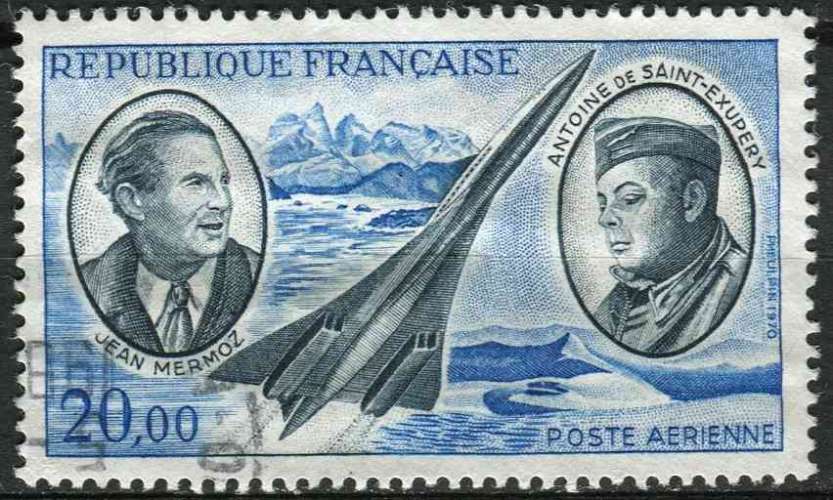 FRANCE 1970 OBLITERE Poste aérienne N° 44