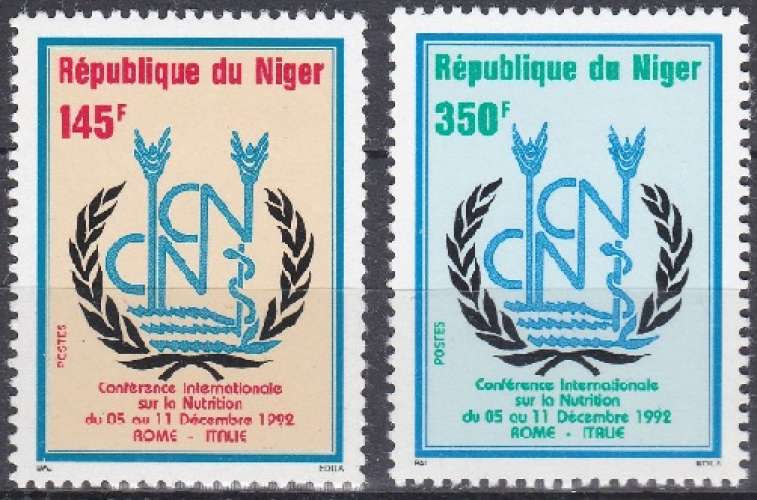 Niger 1992 NMH Conférence internationale sur la nutrition, Rome  (H34) 