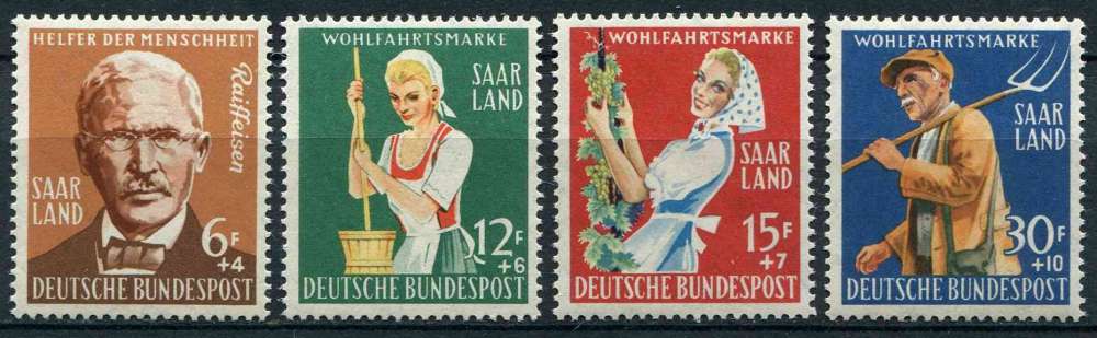 SARRE 1958 NEUF** MNH N° 423 à 426