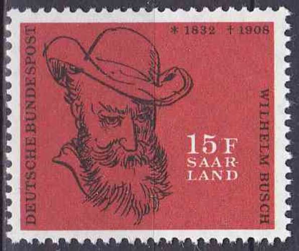 SARRE 1958 NEUF** MNH N° 412