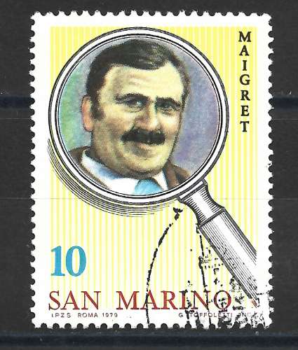 SAN MARIN - 1972 - Y & T : 975 : MAIGRET