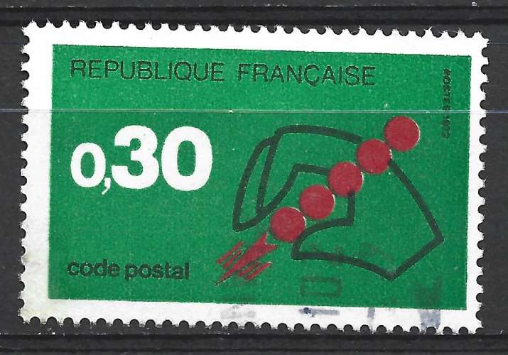 France 1972 - y & t : 1719 - Code postal