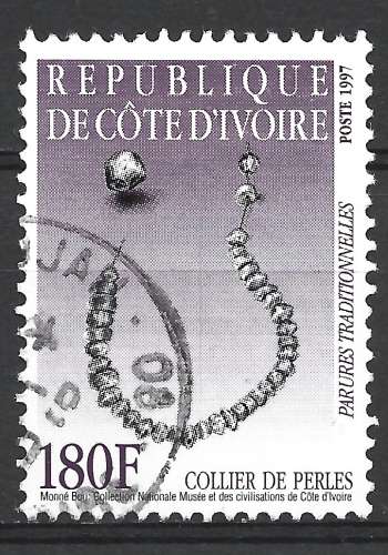 Côte d'Ivoire 1997 - Y & T : 983 - Bijou : collier