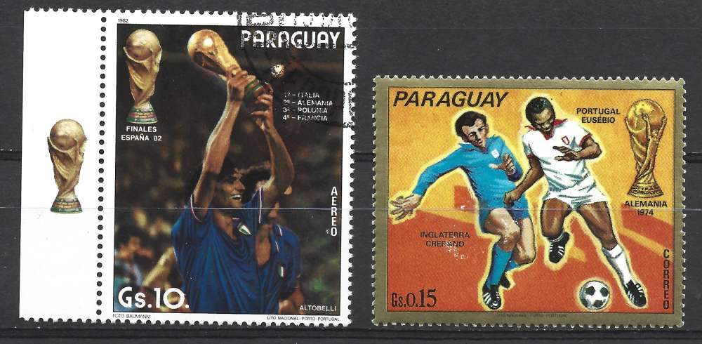 PARAGUAY 1982 -  FOOTBALL WORLD CUP - Mi : 3561, 2456