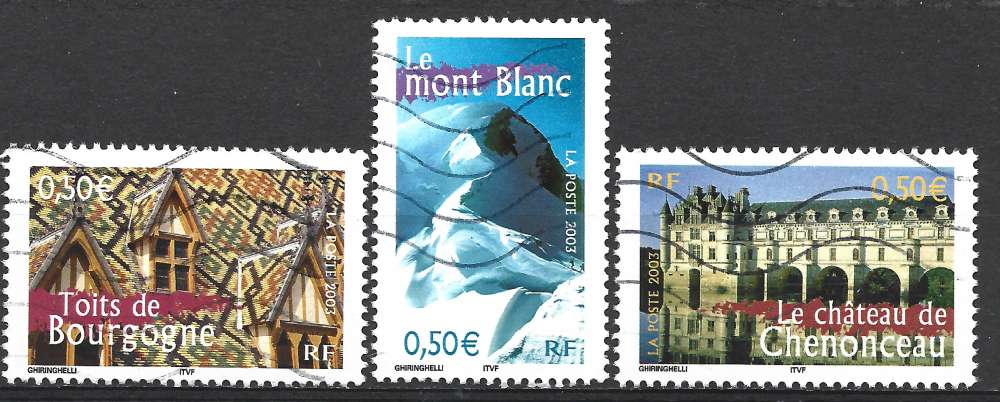 FRANCE 2003 - Portraits des régions : Bourgogne, Chenonceau, Mont Blanc