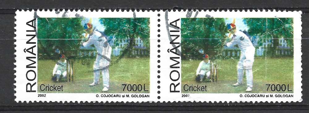 Roumanie 2002 - Y & T : 4758 - Sport : cricket