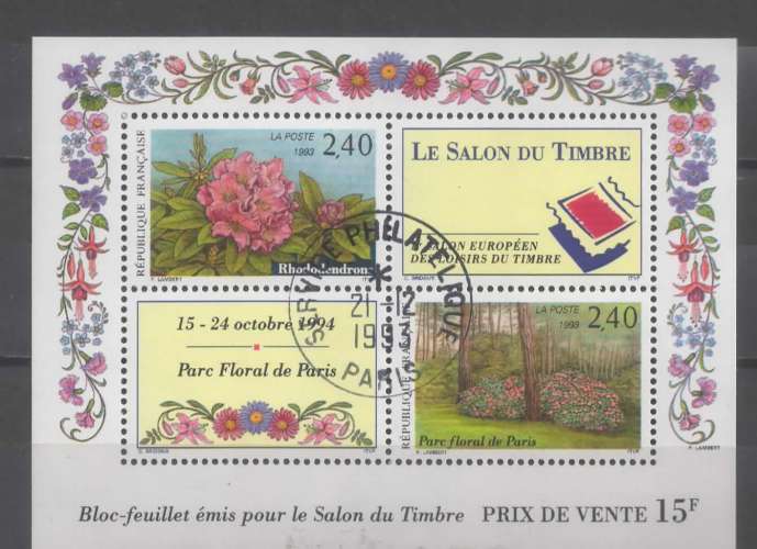 FRANCE 1993 N° 2849/50  OBL    VOIR SCAN