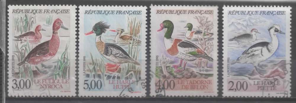 FRANCE  1993 OBL TB  N°2585/88 VOIR   SCANS