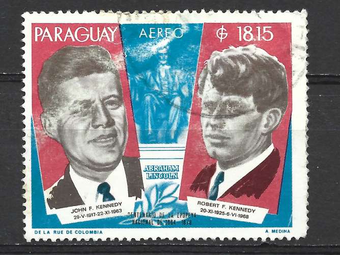 PARAGUAY  -  John et Robert Kennedy