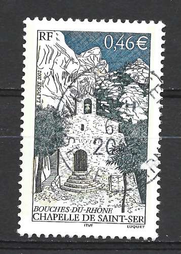 FRANCE 2002 -  y & t : 3496 - CHAPELLE DE SAINT-SER 