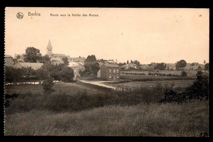 Belgique > Bertrix / Route vers la Vallée des Monos / NB 1918