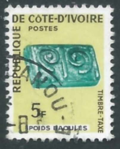 Côte d'Ivoire - Taxe - Y&T 0029 (o) 