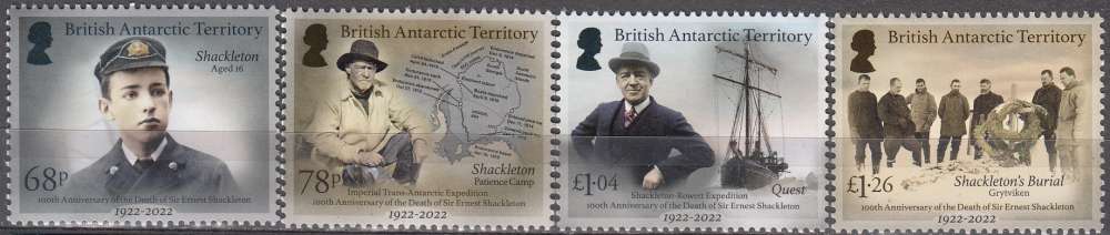 British Antarctic Territory 2022 Ernest Shackleton Neuf **