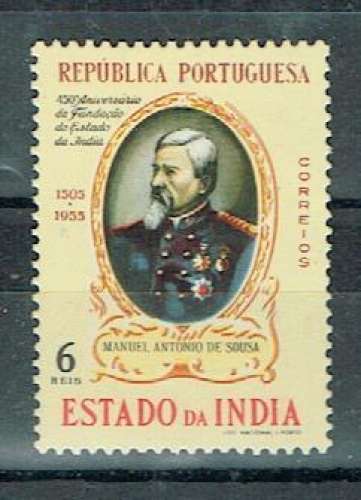 PT INDE PORTUGAISE 1956 - YT 469 MH.