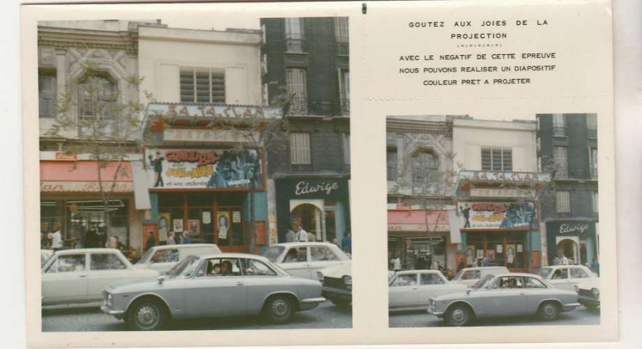 Photographie Paris 11e Café-Théâtre du Bataclan ( automobiles )