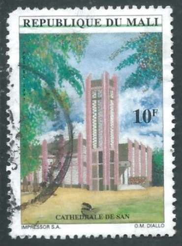 Mali - Y&T 1101 (o) - Cathédrale de San -