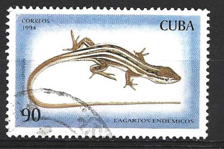 Cuba 1977 - Mi 3794  (o) - Lézard