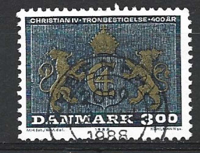 DANEMARK 1988  - ROI CHRISTIAN IV - YT : 917