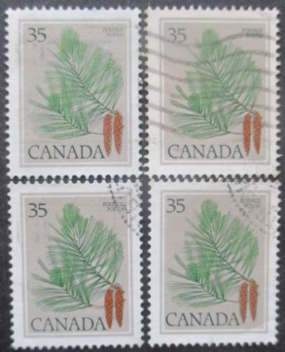 CANADA N°698 X 4 oblitéré